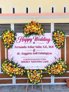 Karangan Bunga Wedding