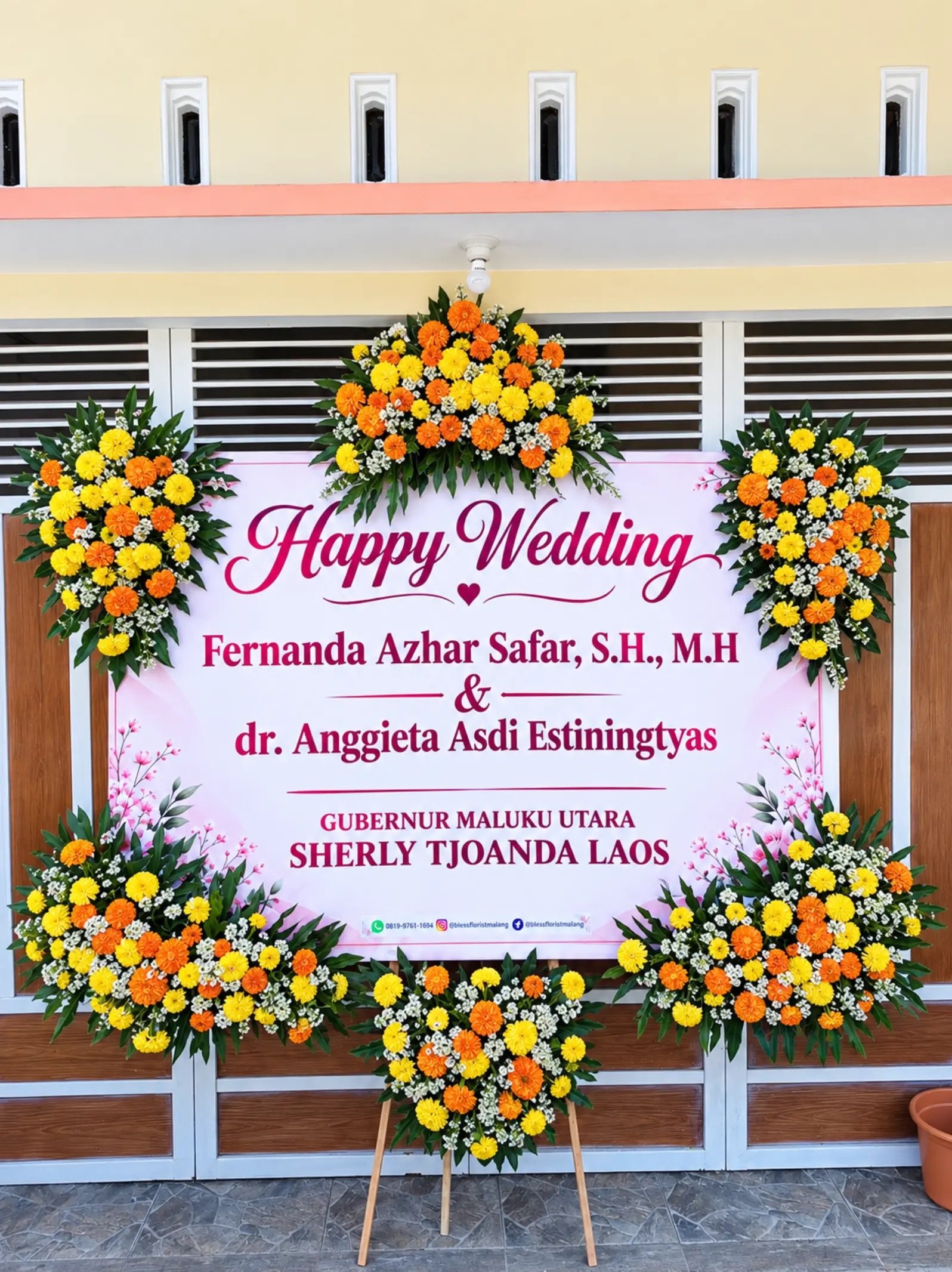 Karangan Bunga Wedding
